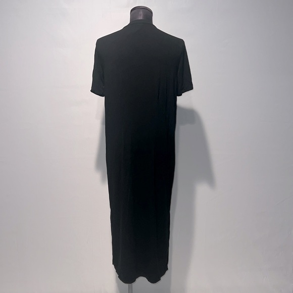 EN Black ShortSleeve Tee Soft Maxi Dress! - Picture 3 of 4